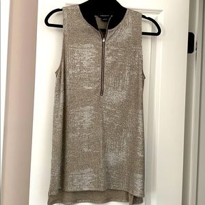 Women’s metallic top